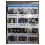 Future Off Road 4 Seat 60v Deluxe Golf Cart Blue