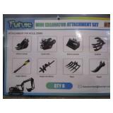 Future Mini Excavator 8pc Attachment Set
