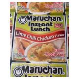 HI 2 - Maruchan Instant Lunch Lime Chili Chicken Flavor Ramen Noodle Soup (Lot of 12)