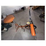 Vitamaster Rotocycle Vintage Stationary Exercise Bike Orange