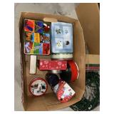 Christmas Wreaths Tree Tins Decor Approximately 15 Pcs