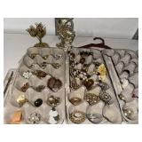 Vintage Costume Jewelry Earrings Brooches Necklaces