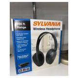 Sylvania Headphones & Vintage Parks Desk Lamp