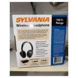 Sylvania Headphones & Vintage Parks Desk Lamp