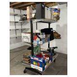 Rolling Wire Rack Contents not included