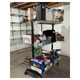 Rolling Wire Rack Contents not included