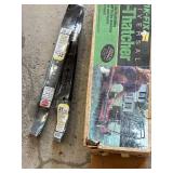 Lot Including Kwik-Fix Universal De-Thatcher & Two 21in Mower Blades