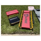 Lot Including 3 Mechanic Creepers Alltrade Seat & Performax Board