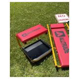 Lot Including 3 Mechanic Creepers Alltrade Seat & Performax Board