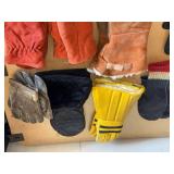 Lot Including Approximate 20 Winter Gloves Mittens Hats Caps Mixed