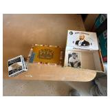 Lot Including Cigar Boxes Rich Reese Signed Photo Skate Sharpener
