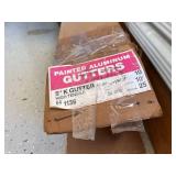 Lot Including Aluminum Gutters & Downspouts 10ft White NOS 24 total