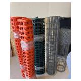 Lot Including 6 Rolls Safety Fence, Welded Wire & Chicken Wire