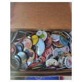 Mixed Vintage Collectibles, Pins, Tins & Dolls Mixed Lot