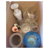 Mixed Decorative Glass, Ceramic & Figurine Lot