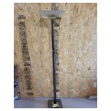 Art Deco Chrome & Brass Floor Lamp