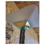 Art Deco Chrome & Brass Floor Lamp