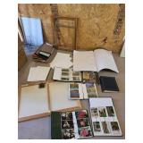 Mixed Lot: Photo Albums, Frames & Fredrix Canvas