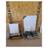 Mixed Lot: Photo Albums, Frames & Fredrix Canvas