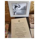 Mixed Lot of Framed Prints, Bound Volumes & Newspapers