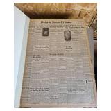 Mixed Lot of Framed Prints, Bound Volumes & Newspapers