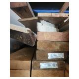Misc Wood Scraps Including Redwood & Pressure Treated Lumber