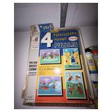 Huckleberry Hound Puzzles, Step Master Box, Hot Water Ceramic Children