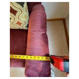 La-Z-Boy Signature II Sofa Burgundy Herringbone 3 Cushion 83in