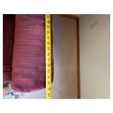 La-Z-Boy Signature II Sofa Burgundy Herringbone 3 Cushion 83in