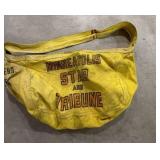 Vintage Minneapolis Star and Tribune Canvas Paper Carrier Bag