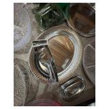 Approximately 15 Serving Trays Bowls Platters Decor