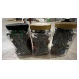3 Cans Full of Army Men Plastic Toy Soldiers Figures