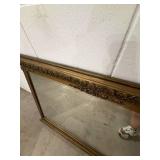 Ornate Gold Tone Framed Vintage 1930