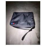 GPX CD Cassette Boombox with remote & Black CD Storage Case