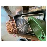 Lot Including Assorted Bakeware Pans Colanders Bundt Mold Roasters