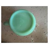 Lot Including Jadeite Style Cup, Ceramic Crock & Vintage Housewares