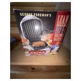 Lot Including George Foreman Grill Glass Bakeware Kitchenware