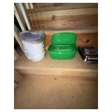 Lot Including Tupperware Containers Sparkomatic Adapter Kitchenware
