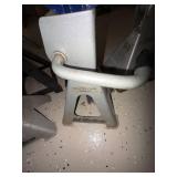 Lot Including 5 Jack Stands ACDelco Mixed 2 Ton 3 Ton Auto Shop