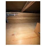 Lot Including Approx. 30 Tongue & Groove Wood Boards 8ft Lumber