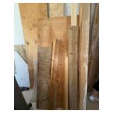 Lot Including Approximately 12 Assorted Lumber Plywood Wood Panels