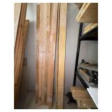 New Hardwood Trim Boards & Pine Millwork Pieces 7ft