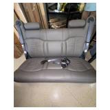 Gray OEM Automotive Rear Bench Seat w/ Belts Headrests See Photos