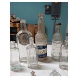 16 Vintage and Antique Glass Bottles Coca-Cola Barq