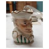 Sandland Lancaster Toby Mug & Unmarked Character Jug