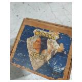 Vintage Wenoka Apples Wood Crate Wenatchee Washington Fruit Box