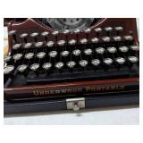 Underwood Portable Noiseless Typewriter in Case With Maintenance Kit