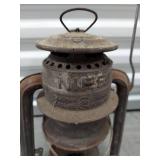 Lot Including Dietz Fire Engine Lantern & Nier Feuerhand Oil Lantern See Photos