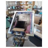 Hopkins 4 Color Screen Printing Press w/ 4 Screens
