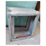 Lot Including 8 Metal Screen Printing Frames 16 x 20 Aluminum